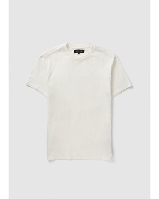 Replay Cotton Sartoriale Plain Crew Neck T-shirt in White for Men ...