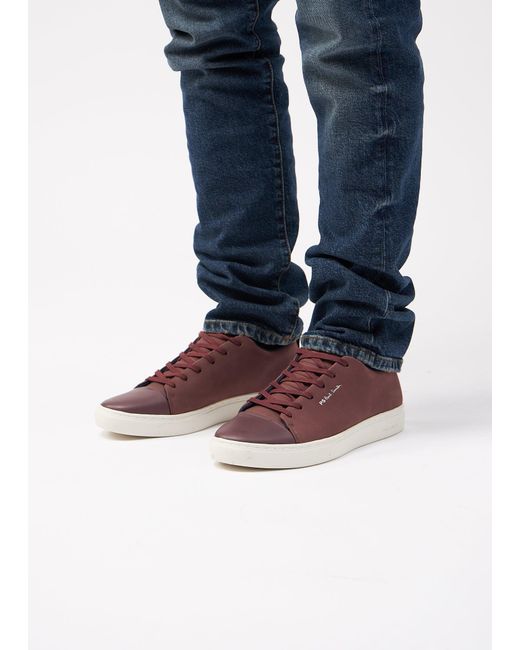 Paul Smith Lee Bordo Trainers in Red | Lyst