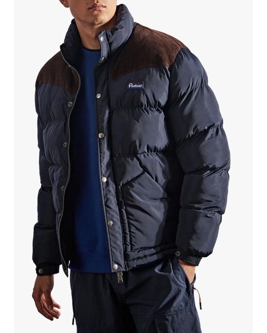 Penfield Blue Easton Jacket , Fabric for men