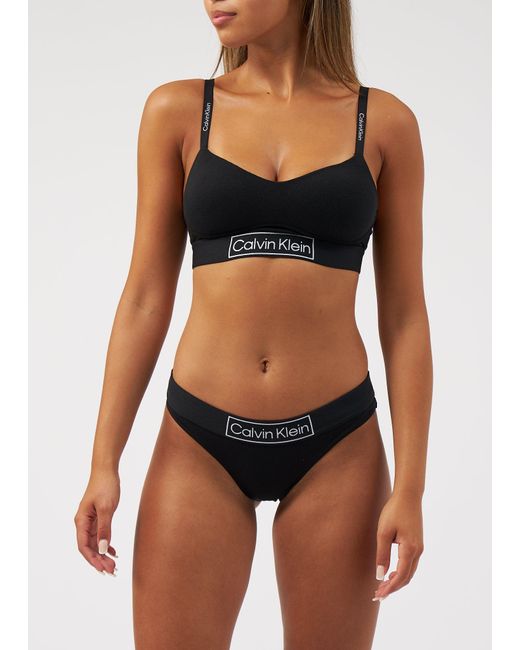 Calvin Klein Underwear Reimagined Heritage Bikini Briefs in Black | Lyst