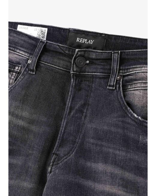 Replay Blue Grover 573 Bio Clothing for men