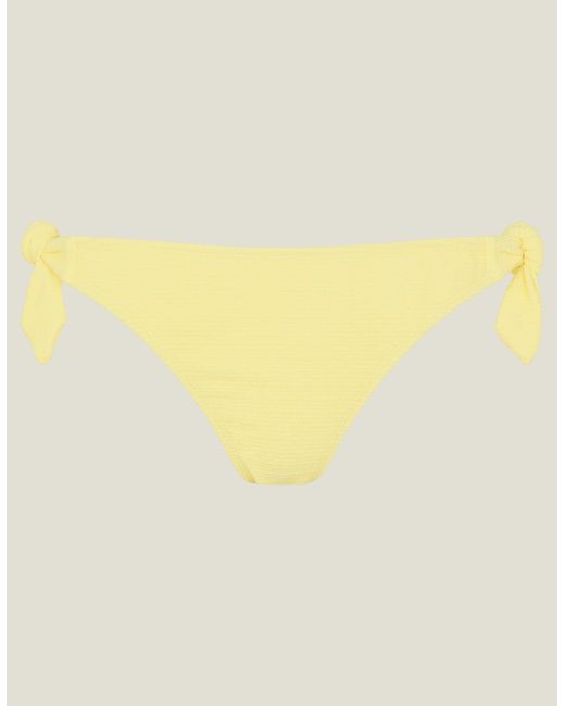 Accessorize Bunny Tie Bikini Briefs Yellow