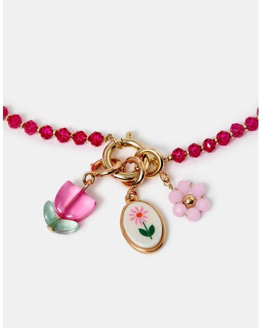 Accessorize Natural 3-Pack Flower Jewellery Charms