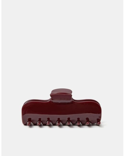 Accessorize Purple Large Glossy Claw Clip