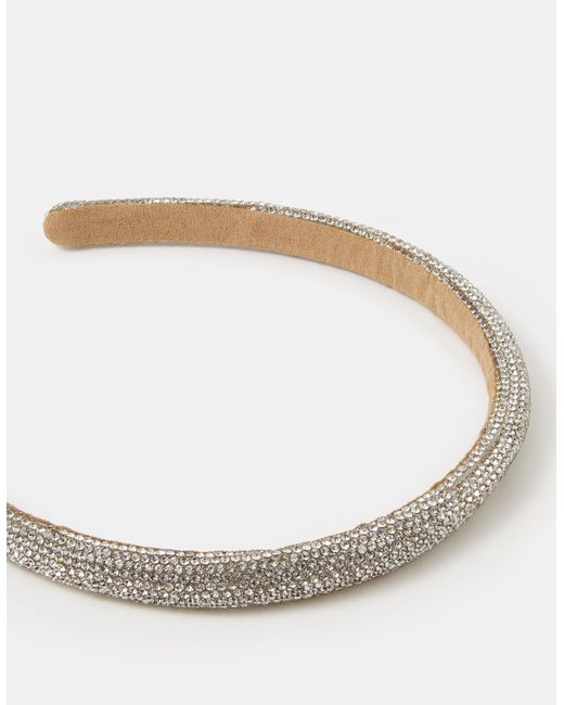 Accessorize White Diamanté Headband