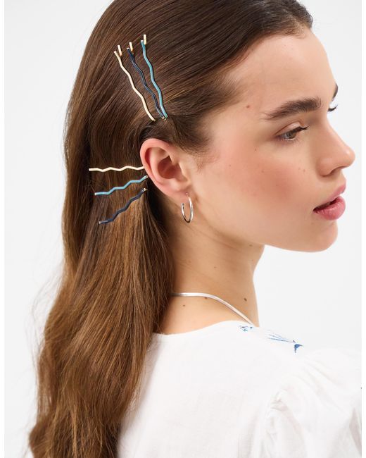 Accessorize Natural 6-Pack Wiggle Hair Slides