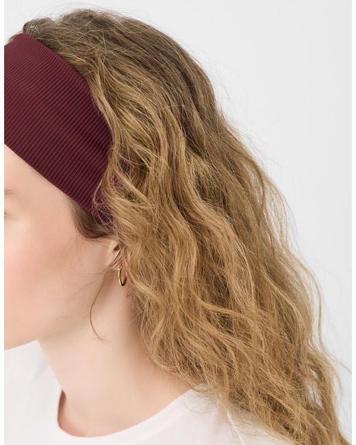 Accessorize Brown 2-Pack Ribbed Bando Handbands