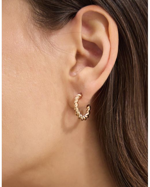 Accessorize White 3-Pack Mix Hoop Earrings