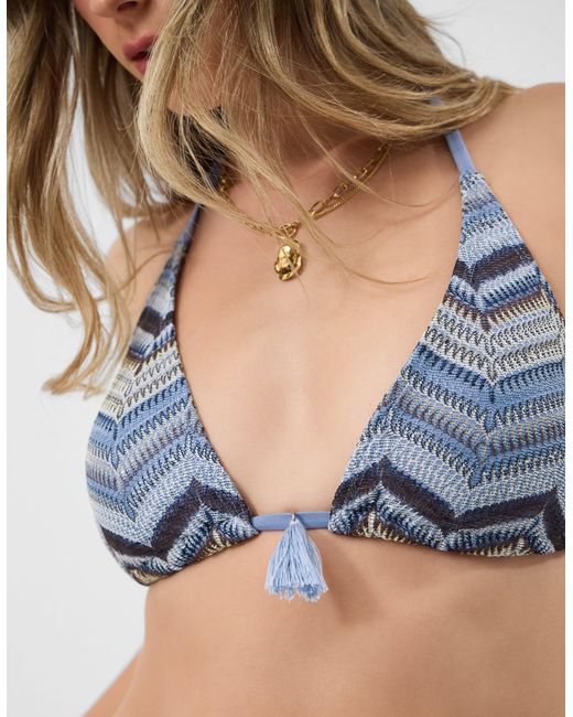 Accessorize Blue Crochet Bikini Bottoms