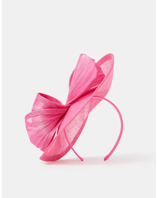 Accessorize Pink Bow Teardrop Fascinator