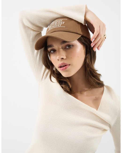 Accessorize Natural Weekend Baseball Cap