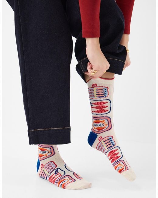 Accessorize Blue Sardines Socks