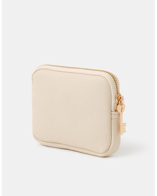 Accessorize Natural Key Charm Coin Purse