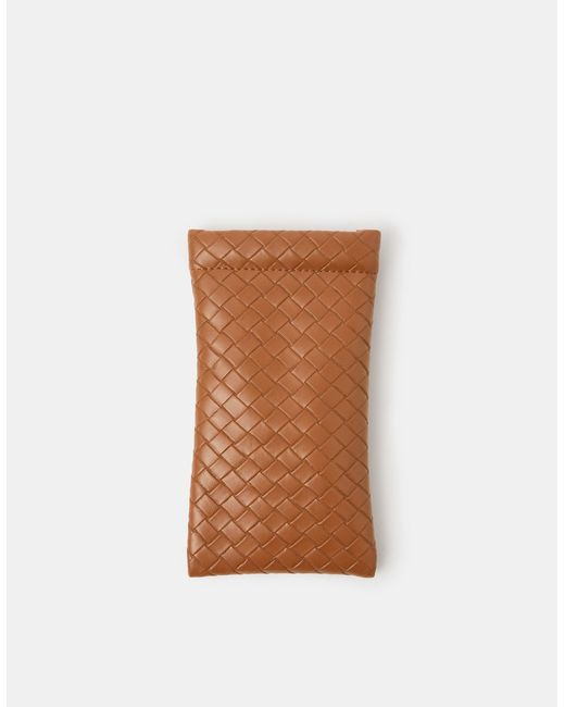 Accessorize White Woven Sunglasses Pouch