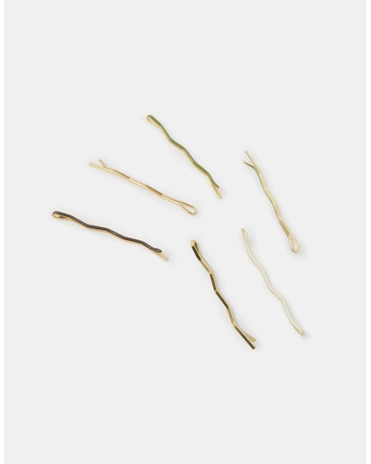 Accessorize White 6-Pack Wiggle Hair Slides