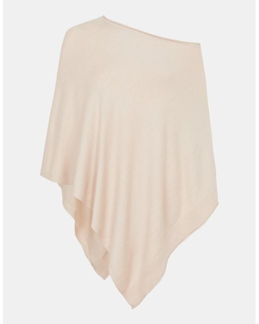 Accessorize White Knit Poncho