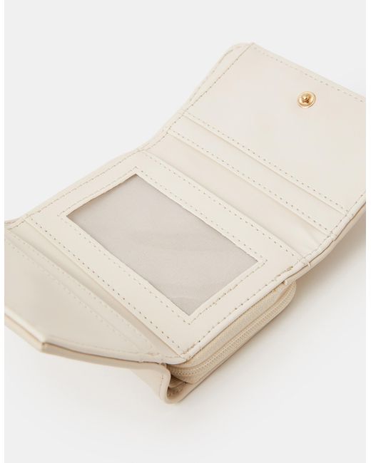 Accessorize Natural Shell Tri-Fold Purse
