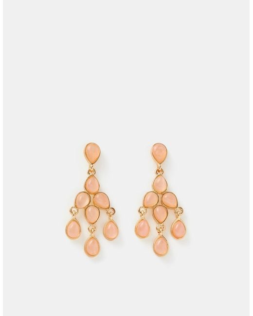 Accessorize Natural Chandelier Drop Earrings