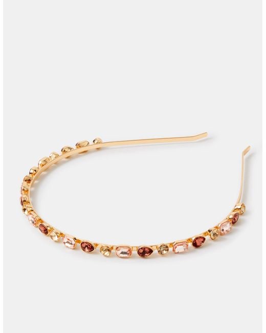 Accessorize Natural Gem Metal Headband
