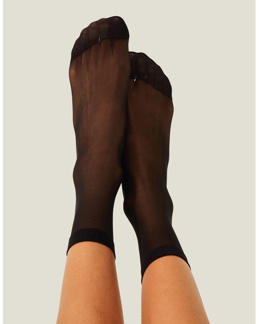 Accessorize Black 2-Pack Pop Socks