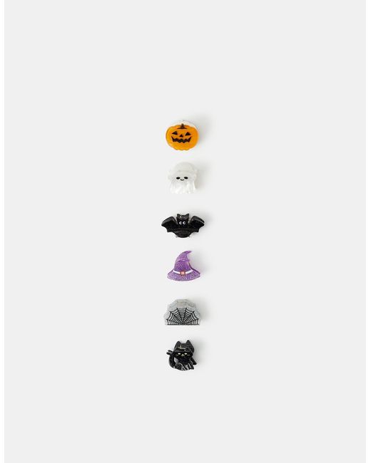 Accessorize Black 6-Pack Mini Halloween Claw Clips