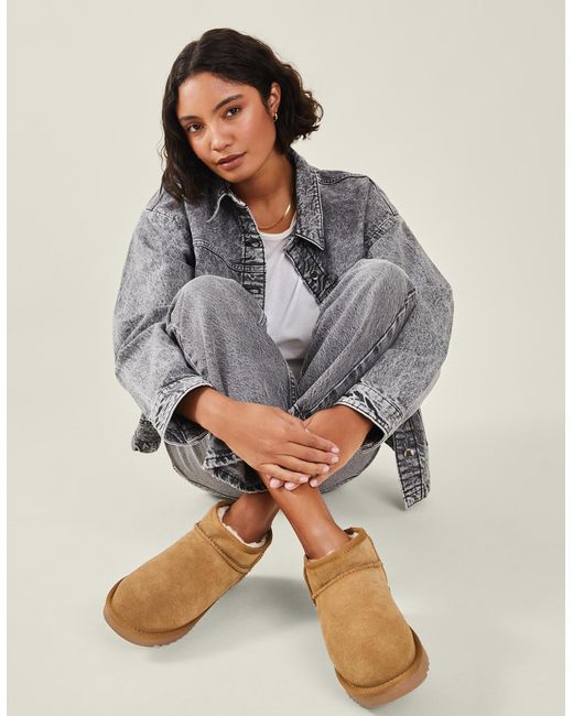 Accessorize Brown Suede Mini Boots