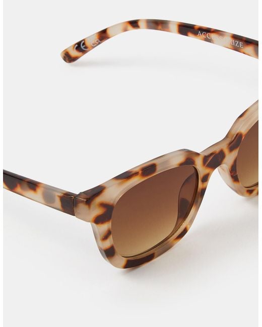 Accessorize White Tort Wayfarer Sunglasses