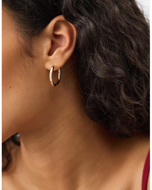 Accessorize Brown 5-Pack Mix Huggie Hoop Earrings