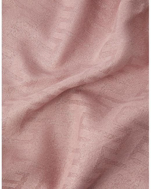 Accessorize Pink Lightweight Geometric Shimmer Scarf