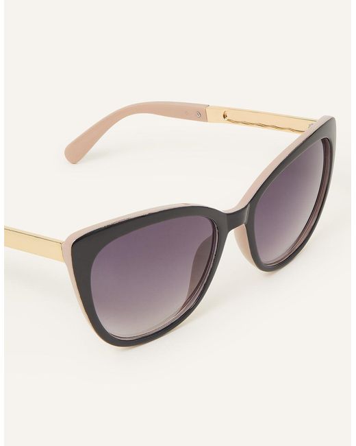Accessorize Natural Classic Cateye Sunglasses