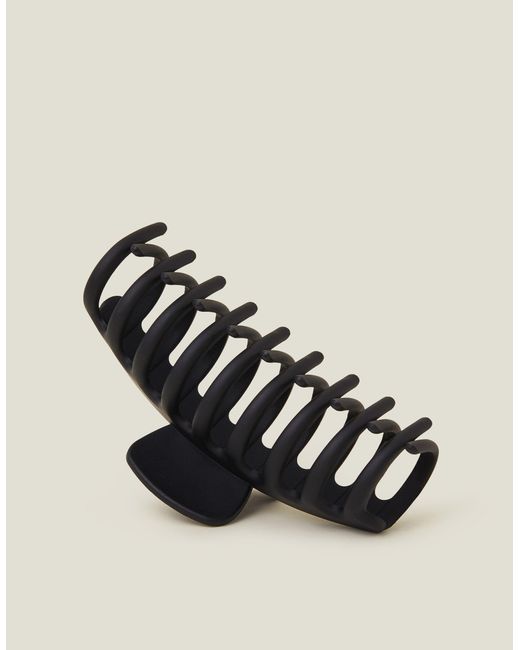 Accessorize Black Extra Large Matte Claw Clip