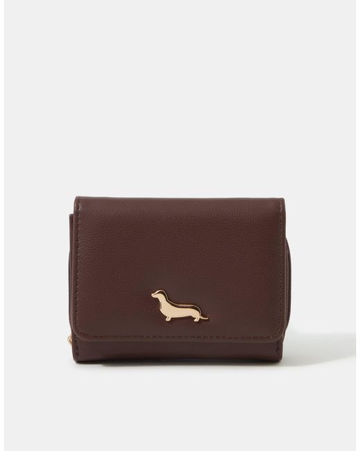 Accessorize Brown Sausage Dog Purse