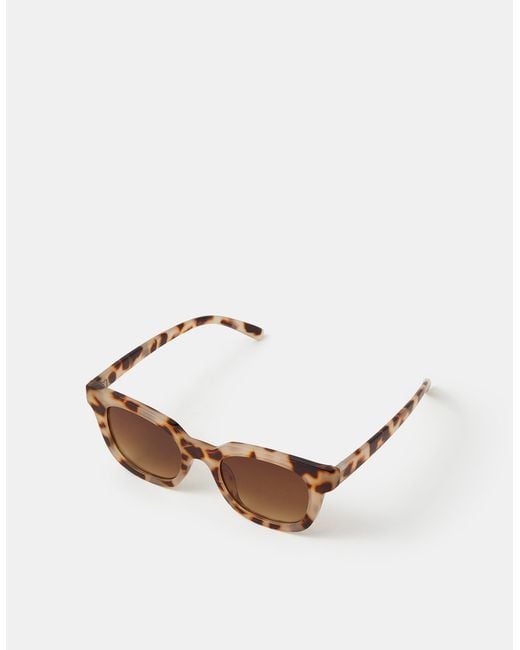 Accessorize White Tort Wayfarer Sunglasses