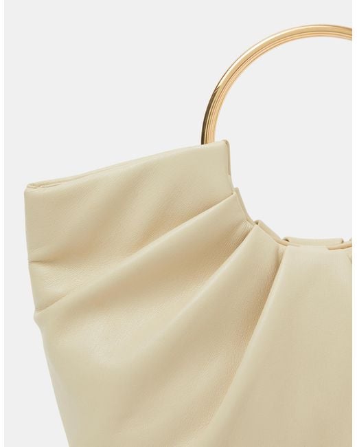 Accessorize Natural Ruched Ring Handheld Bag