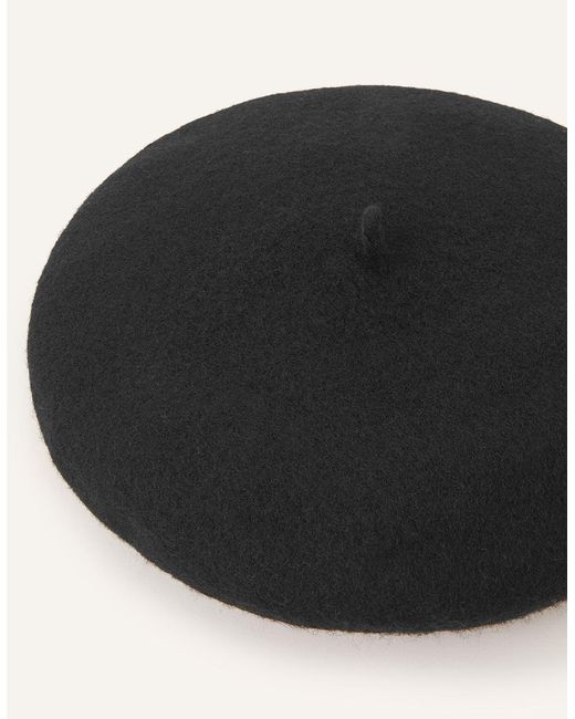 Accessorize Brown Classic Pure Wool Beret Hat