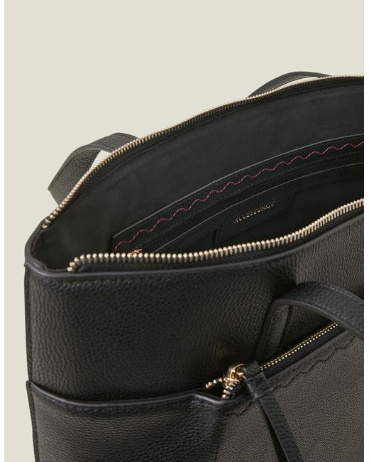 Accessorize Women's Black Classic Pocket Tote Bag