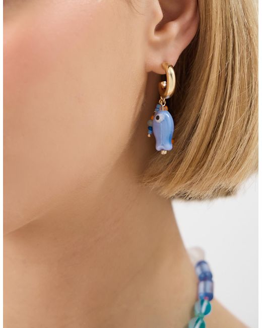 Accessorize Brown 3-Pack Sea Life Ceramic Drop Earrings