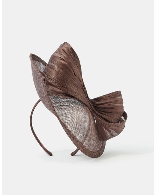 Accessorize Natural Bow Teardrop Fascinator