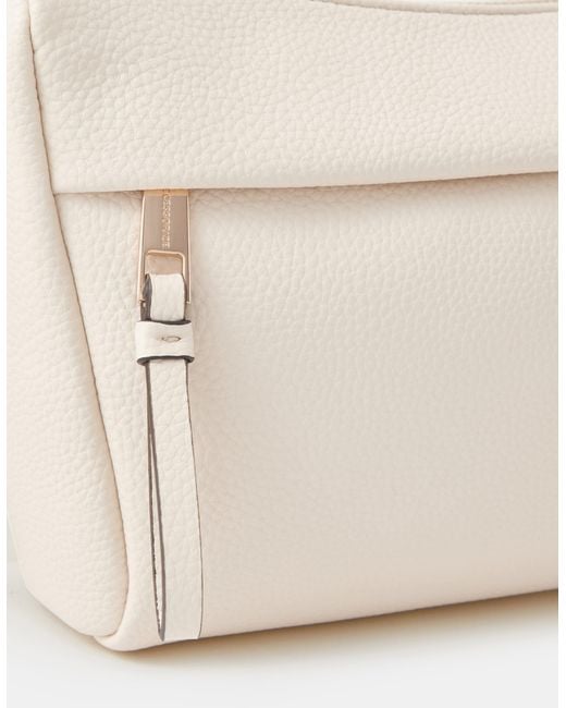 Accessorize White Zip Front Crossbody Bag