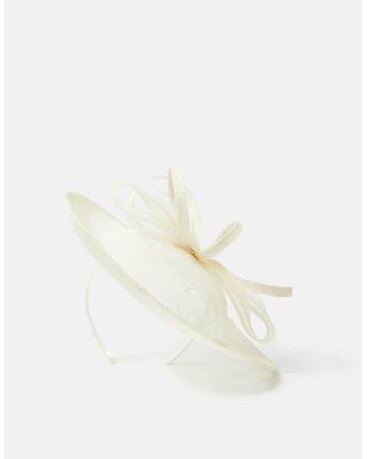 Accessorize Red Bow Pearl Fascinator