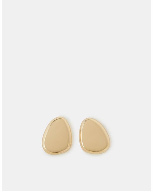 Accessorize Natural Sculptural Stud Earrings