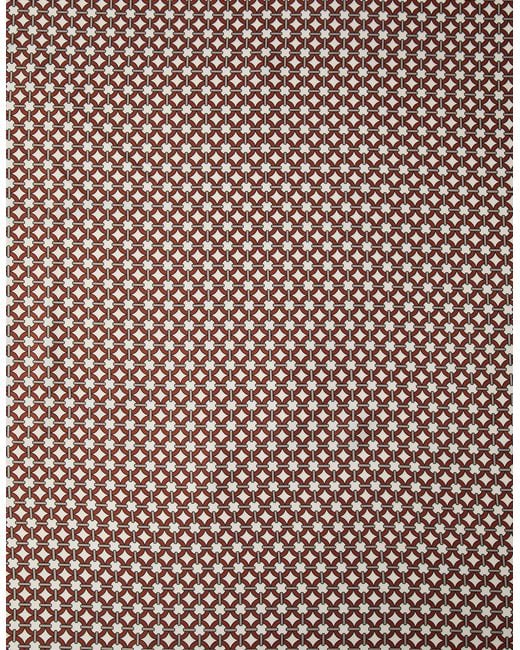 Accessorize White Reversible Tile Print Square Satin Scarf