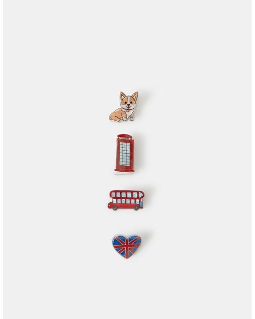 Accessorize White 4-Pack Mini London Claw Clips