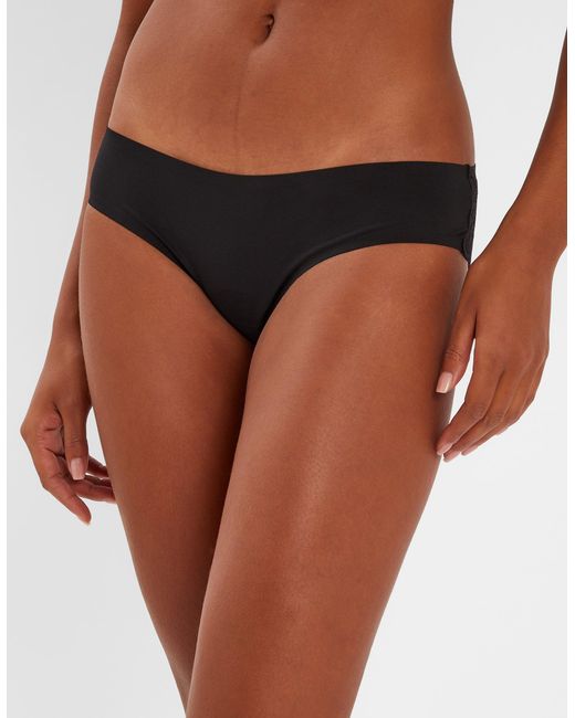 Accessorize Brown 2-Pack Lace-Back Briefs