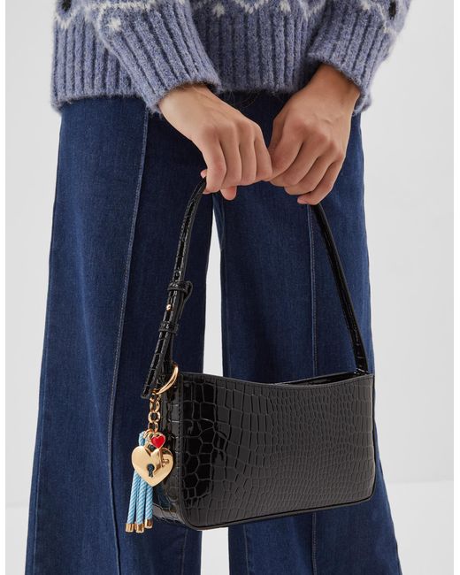 Accessorize Blue Padlock & Key Bag Charm