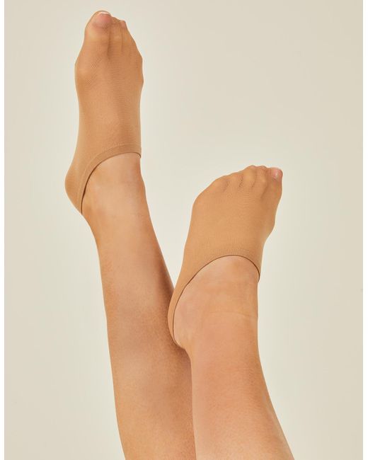 Accessorize White 2-Pack Footsie Socks