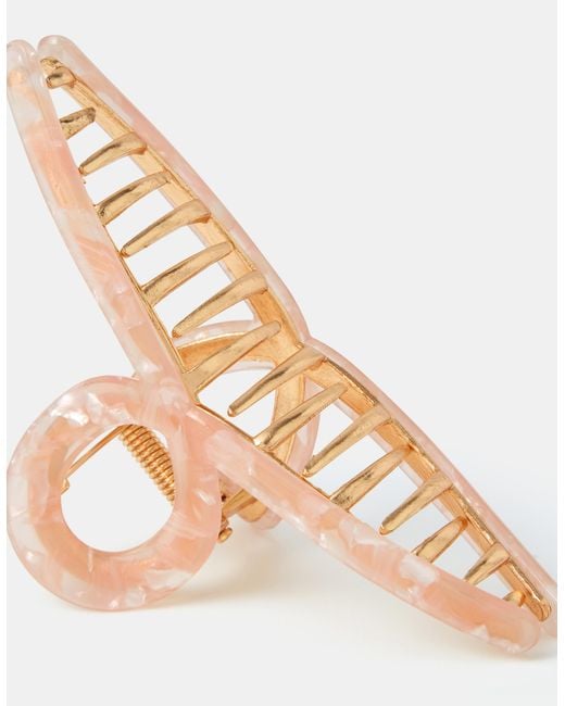 Accessorize White Shimmer Twist Claw Clip