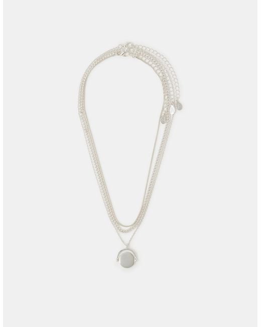 Accessorize Black 3-Pack Spinner Pendant Necklaces