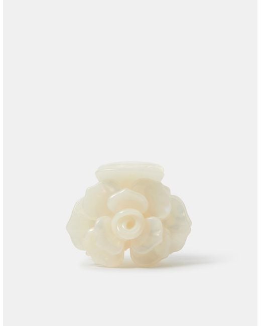 Accessorize Brown Rose Claw Clip