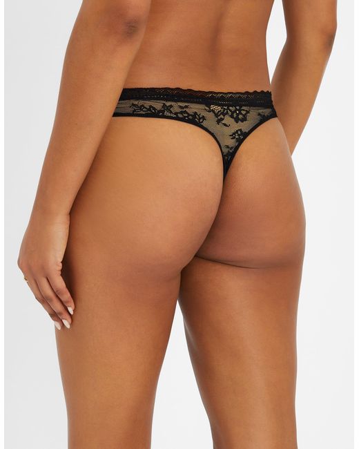 Accessorize Multicolor 2-Pack Lace-Trim Thongs